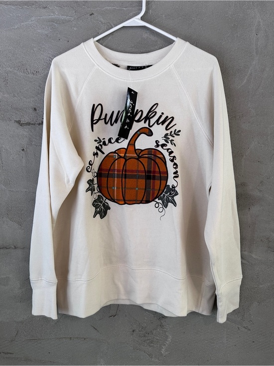 Joei & I Tops - 🎃 Joei & I Pumpkin Season Sweatshirt Women’s M NWT